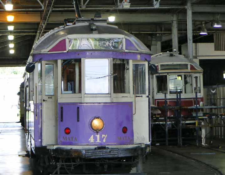 MATA Melbourne Class W2 tram 417